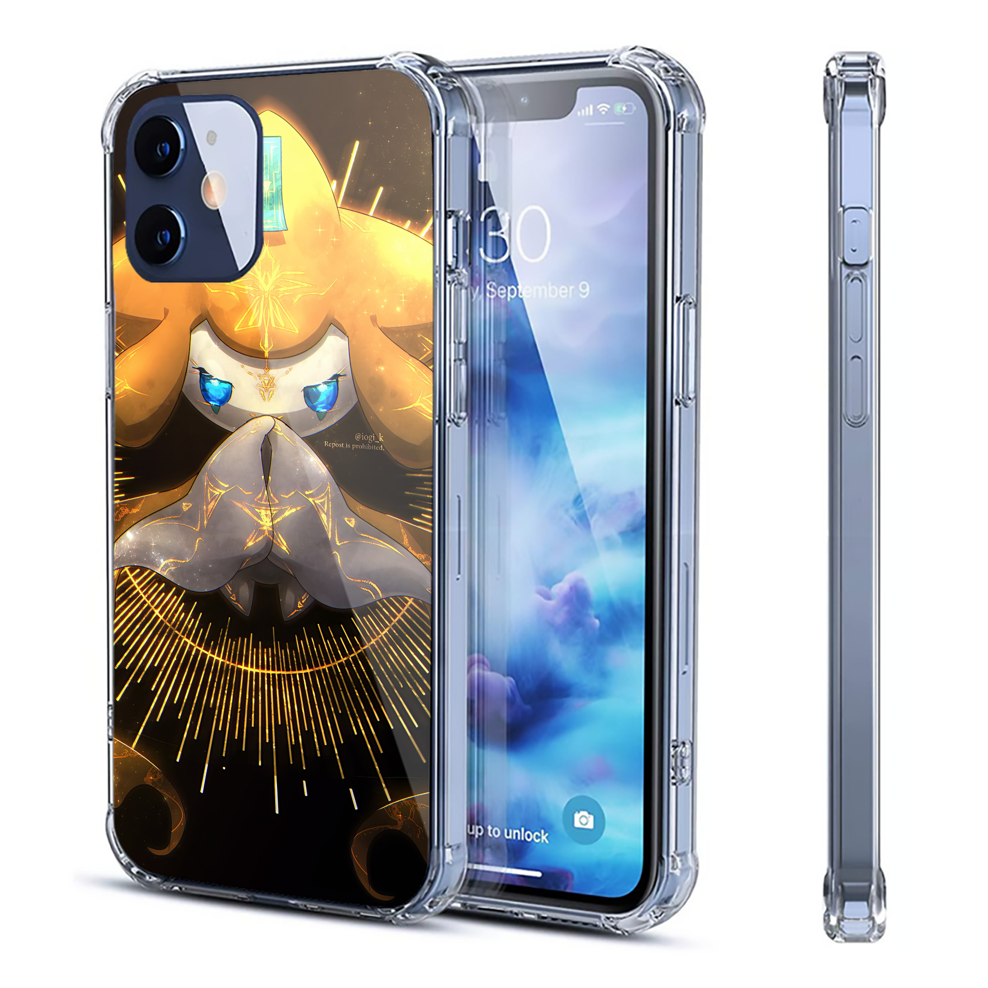 （画像用） ポケットモンスター Pokémon 【iPhone 12シリーズ対応】透明スマホケース（クリアソフトケース）